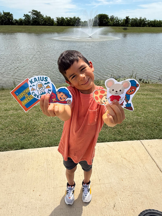 A Kaius Creative Logo Sticker