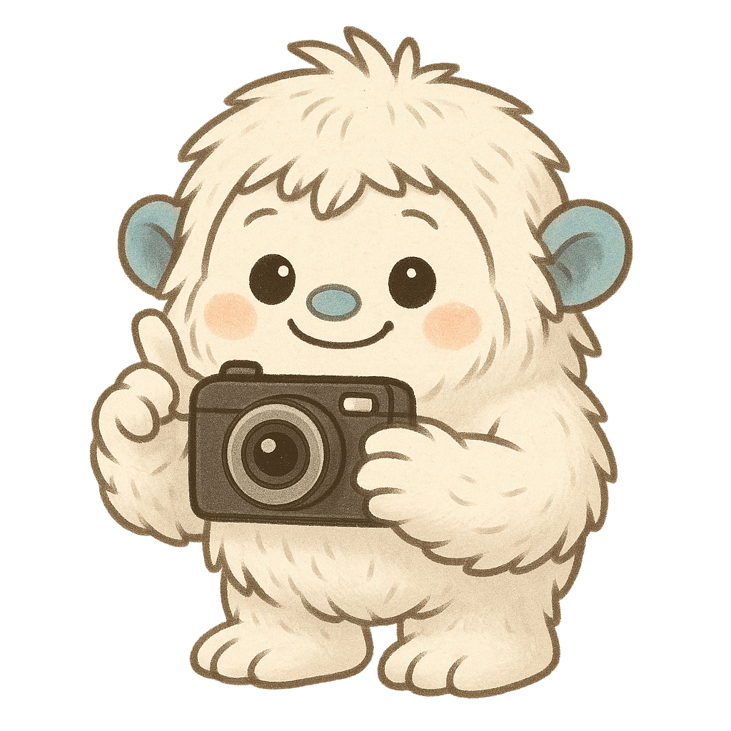 Yeti with Camera Sticker
