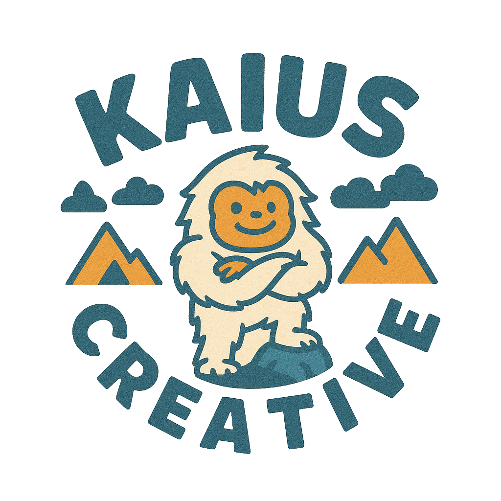 A Kaius Creative Logo Sticker